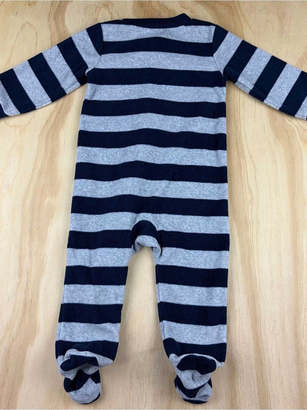 Carter’s Baby Boy Fleece Footed Pajamas 9 Months Fire Truck Zip-Up Sleep & Play